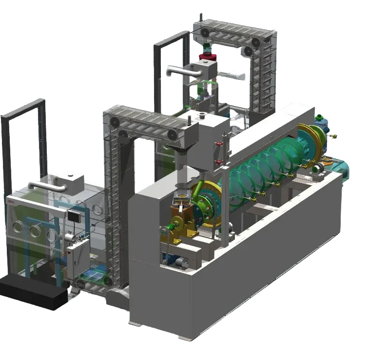 连续低温回转炉