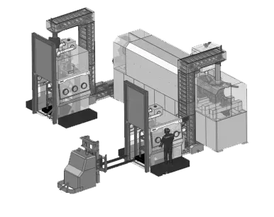 连续回转炉生产线